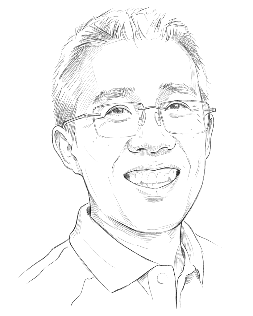 Pencil portrait of Chí Ngô